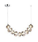 Designer pendant lamps - Milagro BOLLA SMOKED 36W LED pendant lamp ML1429 - product 6