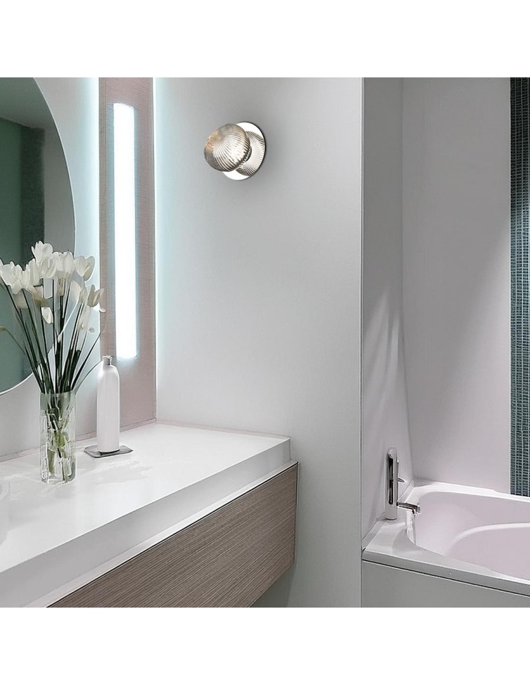 LED wall lamps - Milagro Wall lamp / ceiling lamp BOLLA SMOKED 3W LED ML1431 - product kolory-swiatla.pl 4