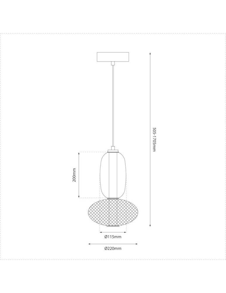 Single pendant lamps - Milagro ARAME 15W LED pendant lamp ML1432 - product kolory-swiatla.pl 5