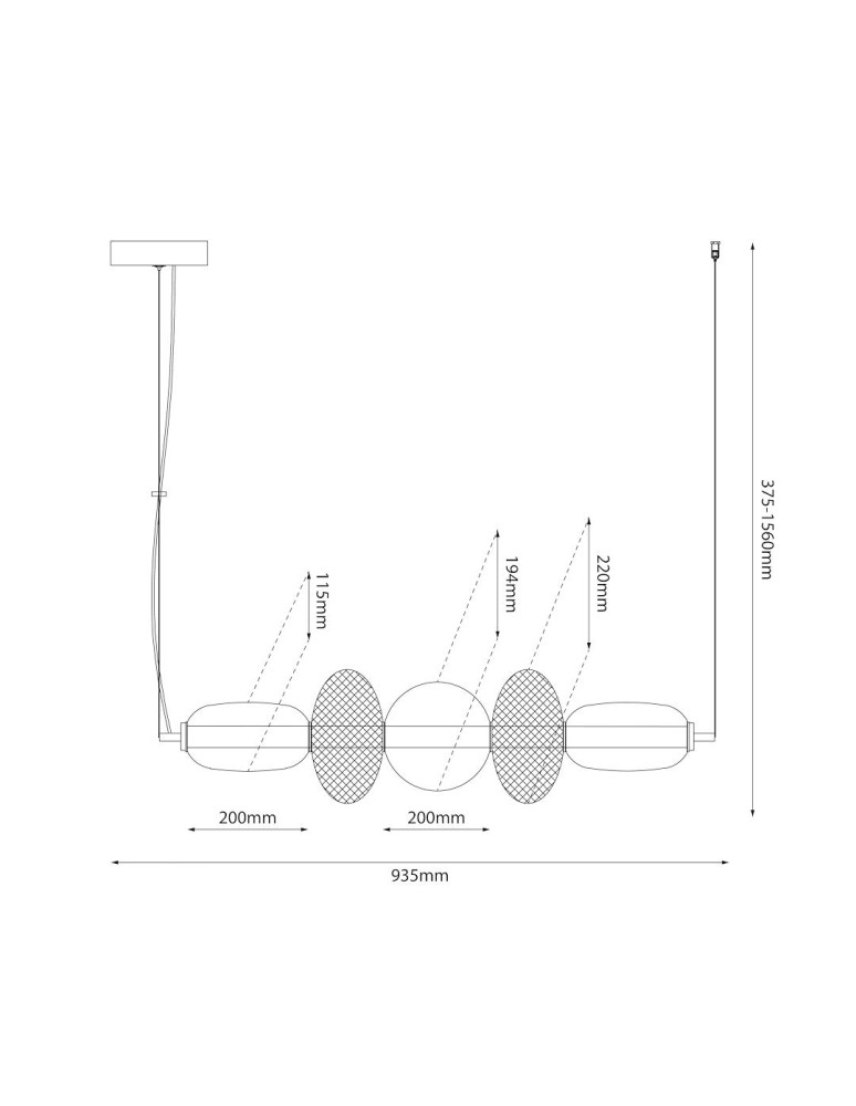 Designer pendant lamps - Milagro ARAME 32W LED pendant lamp ML1434 - product kolory-swiatla.pl 5