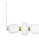 Pendant lamps over the island -  Step Into Design BRILLA-6 LED pendant lamp white and gold 125 cm ST-CP241210-6L GOLD - product 3