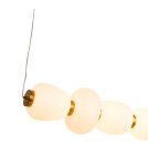 Pendant lamps over the island -  Step Into Design BRILLA-6 LED pendant lamp white and gold 125 cm ST-CP241210-6L GOLD - product 7