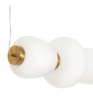 Pendant lamps over the island -  Step Into Design BRILLA-6 LED pendant lamp white and gold 125 cm ST-CP241210-6L GOLD - product 9