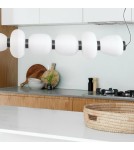 Pendant lamps over the island -  Step Into Design BRILLA-6 LED pendant lamp white and gold 125 cm ST-CP241210-6L GOLD - product 12