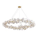 Designer pendant lamps -  Step Into Design BOTANIKA pendant lamp gold white 150 cm XY080P-150 - product 1