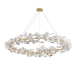Step Into Design Lampa wisząca BOTANIKA złoto biała 150 cm XY080P-150