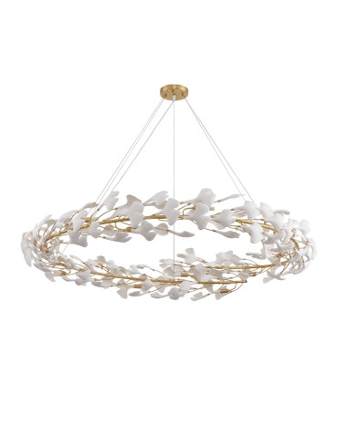  Step Into Design BOTANIKA pendant lamp gold white 150 cm XY080P-150