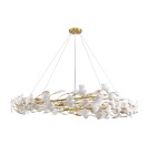 Designer pendant lamps -  Step Into Design BOTANIKA pendant lamp gold white 150 cm XY080P-150 - product 2