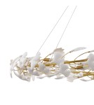 Designer pendant lamps -  Step Into Design BOTANIKA pendant lamp gold white 150 cm XY080P-150 - product 4