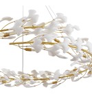 Designer pendant lamps -  Step Into Design BOTANIKA pendant lamp gold white 150 cm XY080P-150 - product 8