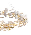 Designer pendant lamps -  Step Into Design BOTANIKA pendant lamp gold white 150 cm XY080P-150 - product 10