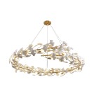 Designer pendant lamps -  Step Into Design BOTANIKA pendant lamp gold white 150 cm XY080P-150 - product 12