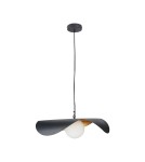 Designer pendant lamps -  Step Into Design ENZO black gold 60 cm pendant lamp ST-F22020601-D60 black - product 2