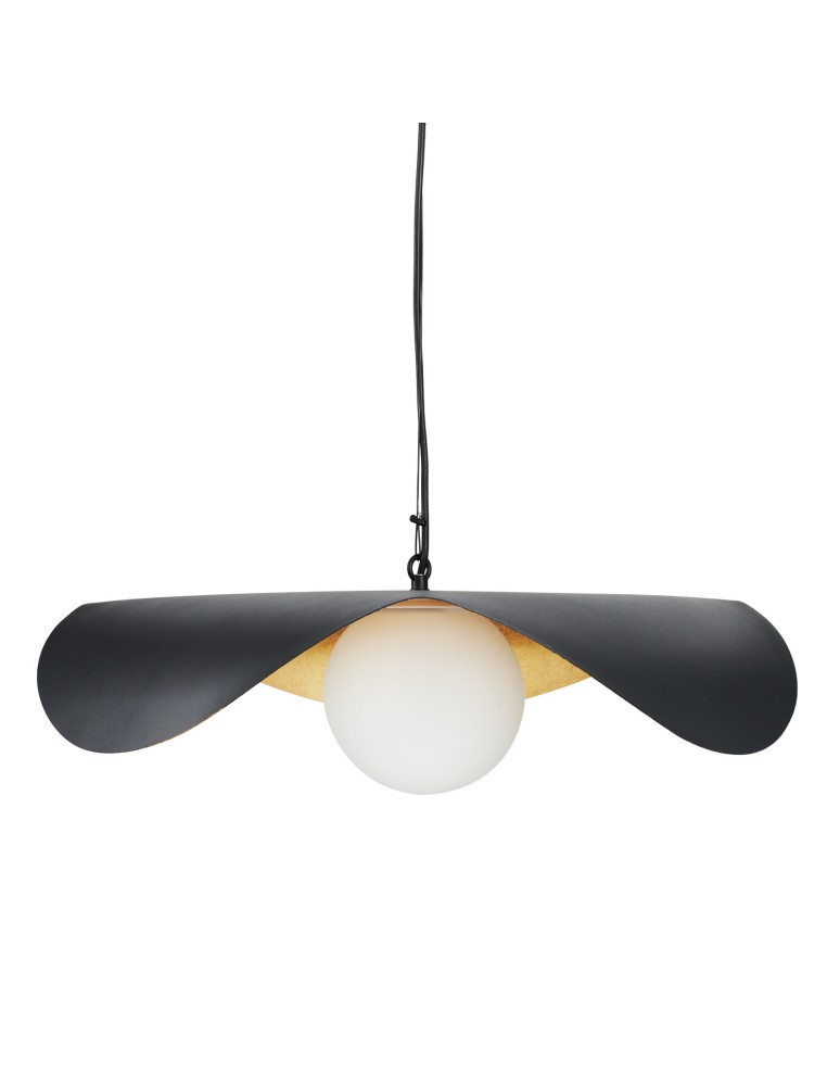 Designer pendant lamps -  Step Into Design ENZO black gold 60 cm pendant lamp ST-F22020601-D60 black - product kolory-swiatla.pl 4