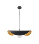 Designer pendant lamps -  Step Into Design ENZO black gold 60 cm pendant lamp ST-F22020601-D60 black - product 5