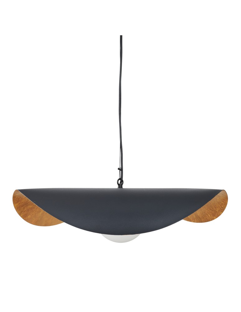 Designer pendant lamps -  Step Into Design ENZO black gold 60 cm pendant lamp ST-F22020601-D60 black - product kolory-swiatla.pl 6