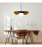Designer pendant lamps -  Step Into Design ENZO black gold 60 cm pendant lamp ST-F22020601-D60 black - product 7