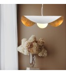 Designer pendant lamps -  Step Into Design ENZO black gold 60 cm pendant lamp ST-F22020601-D60 black - product 8