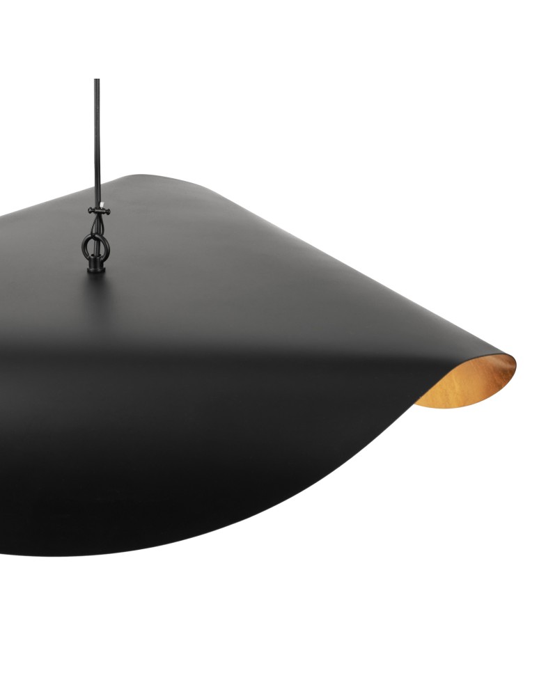 Designer pendant lamps -  Step Into Design ENZO black gold 60 cm pendant lamp ST-F22020601-D60 black - product kolory-swiatla.pl 10