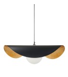 Designer pendant lamps -  Step Into Design ENZO black gold 60 cm pendant lamp ST-F22020601-D60 black - product 13