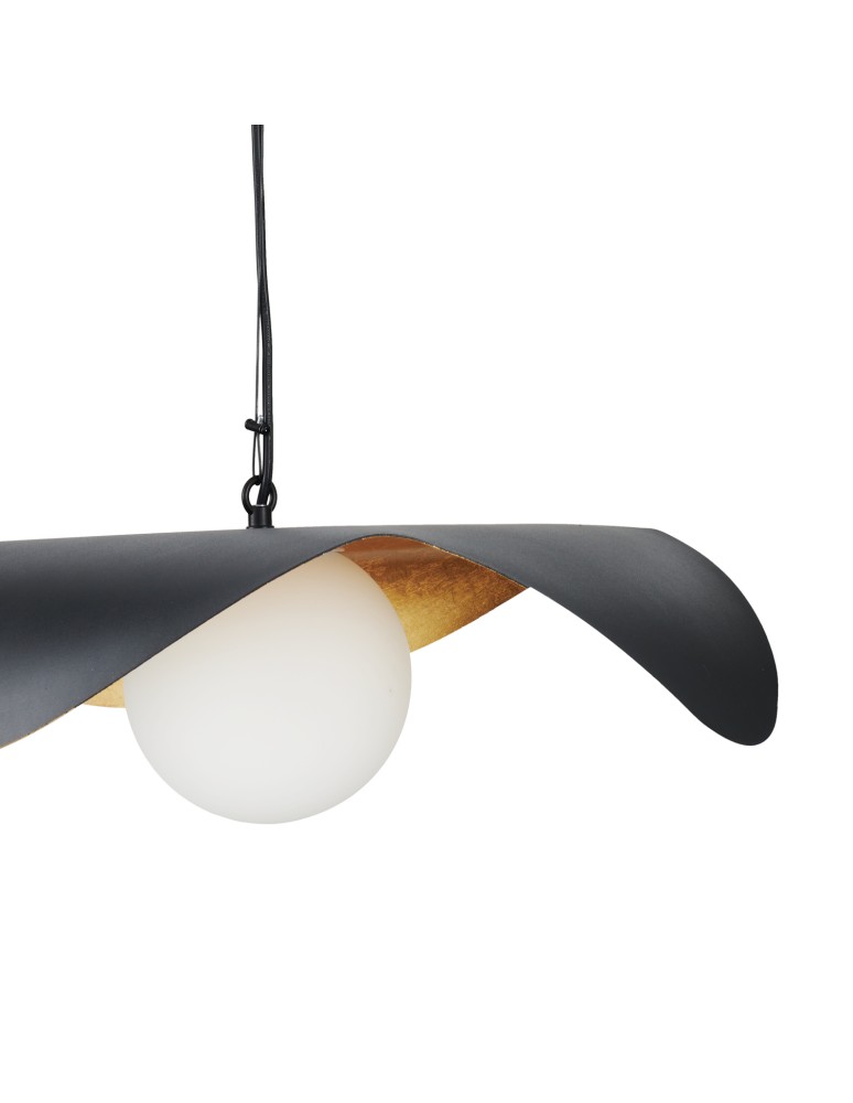 Designer pendant lamps -  Step Into Design ENZO black gold 60 cm pendant lamp ST-F22020601-D60 black - product kolory-swiatla.pl 16
