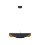 Designer pendant lamps -  Step Into Design ENZO black gold 60 cm pendant lamp ST-F22020601-D60 black - product 17