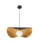 Designer pendant lamps -  Step Into Design ENZO black gold 60 cm pendant lamp ST-F22020601-D60 black - product 18