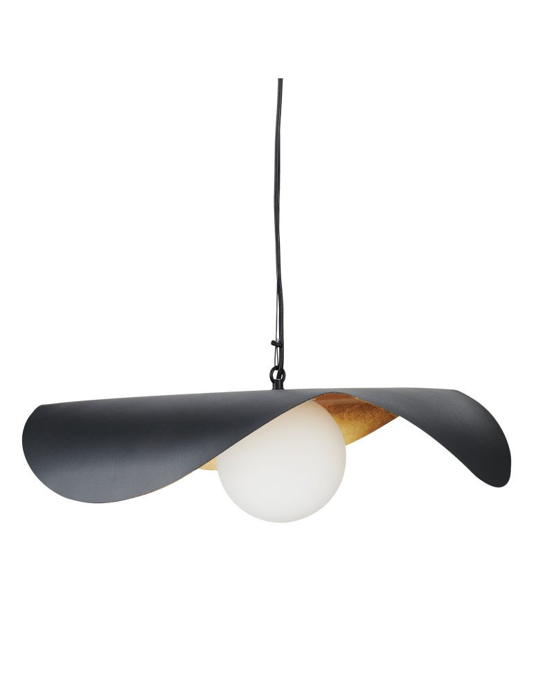 Designer pendant lamps -  Step Into Design ENZO black gold 60 cm pendant lamp ST-F22020601-D60 black - product kolory-swiatla.pl 21