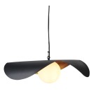 Designer pendant lamps -  Step Into Design ENZO black gold 60 cm pendant lamp ST-F22020601-D60 black - product 22