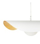 Designer pendant lamps -  Step Into Design ENZO white gold pendant lamp 80 cm ST-F22020601-D80 white - product 2
