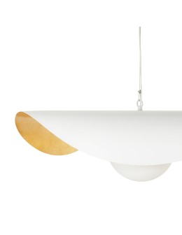 Step Into Design Lampa wisząca ENZO biało złota 80 cm ST-F22020601-D80 white - produkt 2
