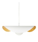 Designer pendant lamps -  Step Into Design ENZO white gold pendant lamp 80 cm ST-F22020601-D80 white - product 4
