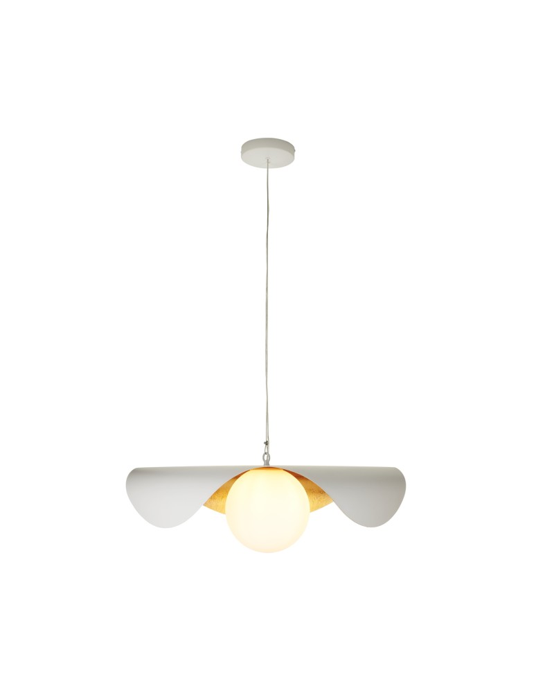 Designer pendant lamps -  Step Into Design ENZO white gold pendant lamp 80 cm ST-F22020601-D80 white - product kolory-swiatla.pl 13