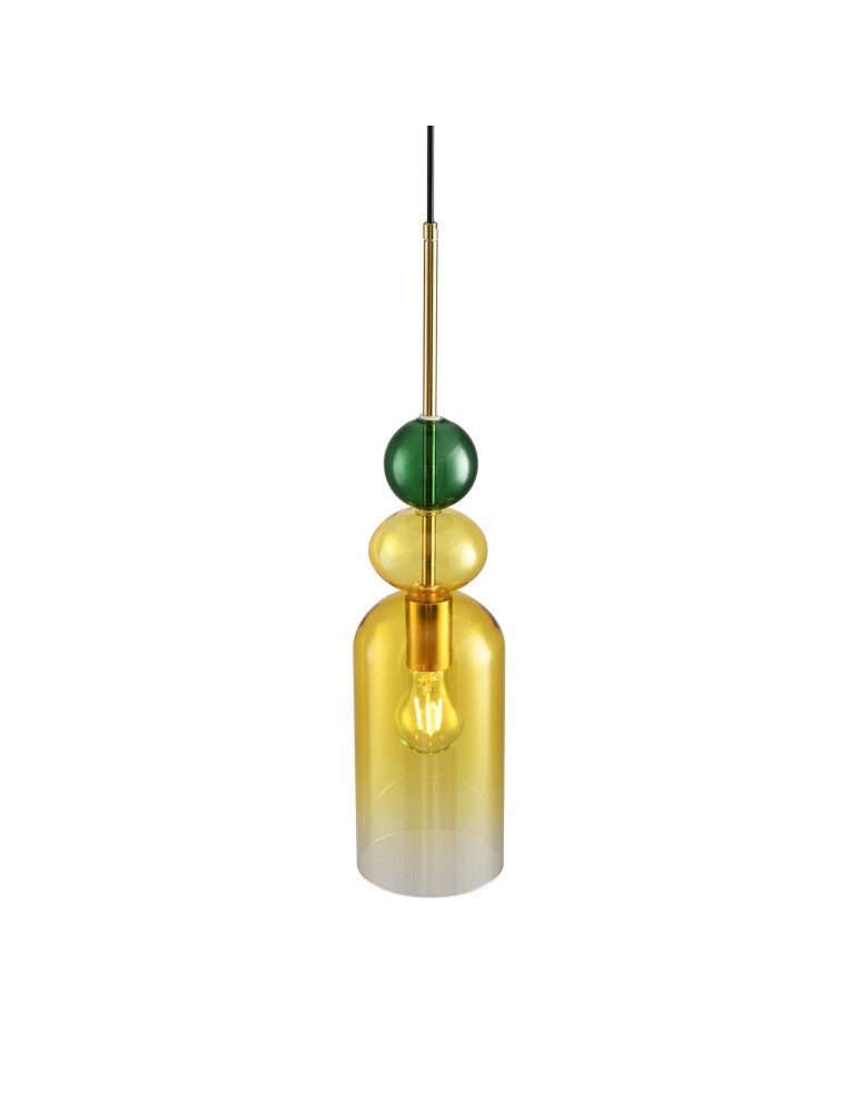 Designer pendant lamps -  Step Into Design PASTELLO YELLOW color pendant lamp 13 cm ST-DN399A. - product kolory-swiatla.pl 3