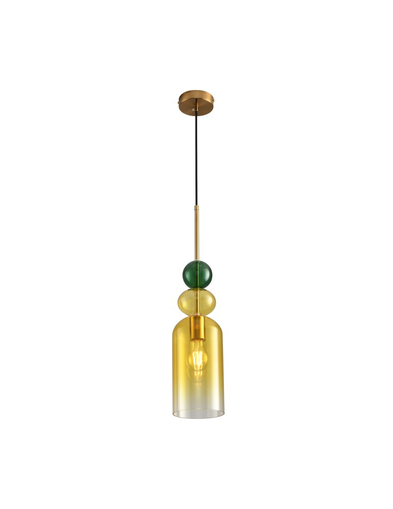 Designer pendant lamps -  Step Into Design PASTELLO YELLOW color pendant lamp 13 cm ST-DN399A. - product kolory-swiatla.pl 4