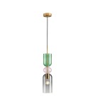 Designer pendant lamps -  Step Into Design PASTELLO GREEN colorful pendant lamp 11 cm ST-DN399B - product 1