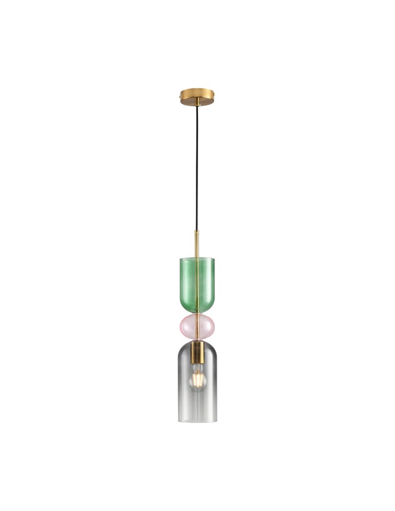 Designer pendant lamps -  Step Into Design PASTELLO GREEN colorful pendant lamp 11 cm ST-DN399B - product kolory-swiatla.pl 1