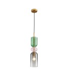 Designer pendant lamps -  Step Into Design PASTELLO GREEN colorful pendant lamp 11 cm ST-DN399B - product 2