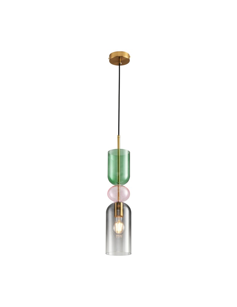 Designer pendant lamps -  Step Into Design PASTELLO GREEN colorful pendant lamp 11 cm ST-DN399B - product kolory-swiatla.pl 2