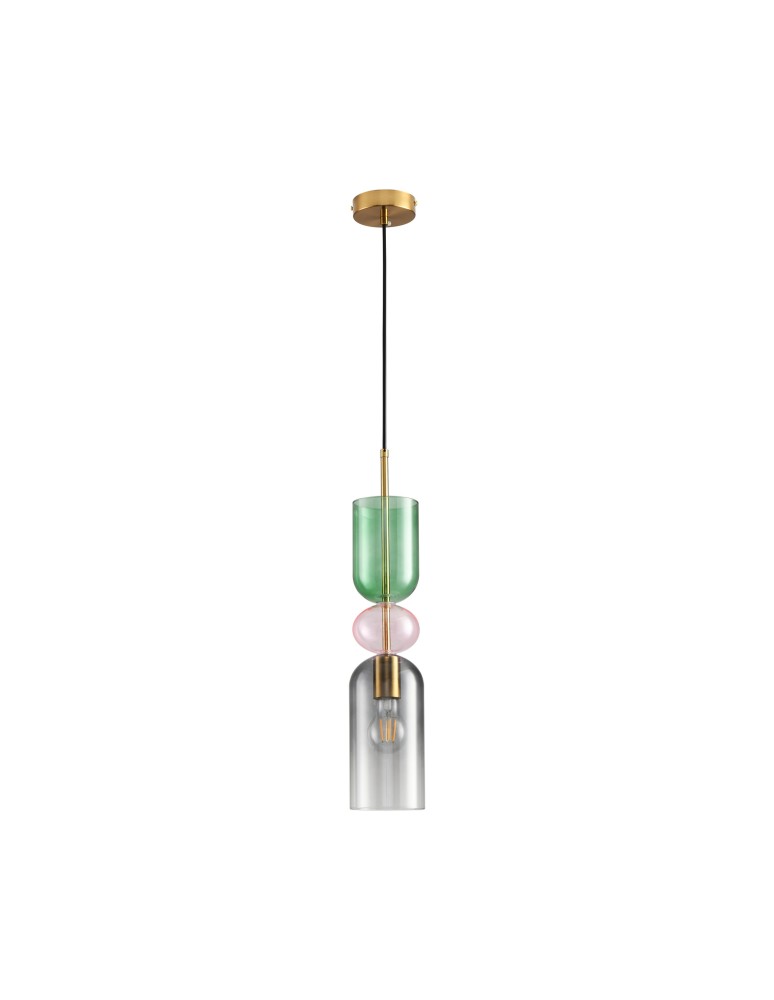Designer pendant lamps -  Step Into Design PASTELLO GREEN colorful pendant lamp 11 cm ST-DN399B - product kolory-swiatla.pl 3