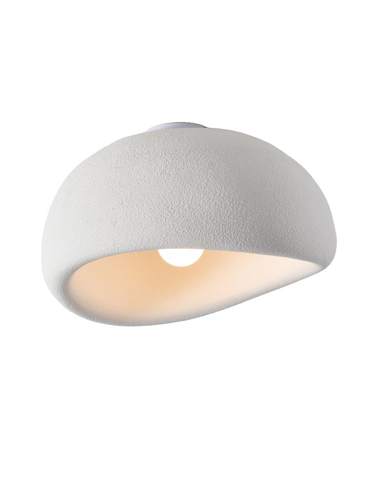 Designer ceiling lamps -  Step Into Design STONE ceiling plafond white 40 cm DN426-40C - product kolory-swiatla.pl 4