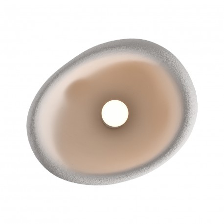  Step Into Design Plafon sufitowy STONE biały 40 cm DN426-40C