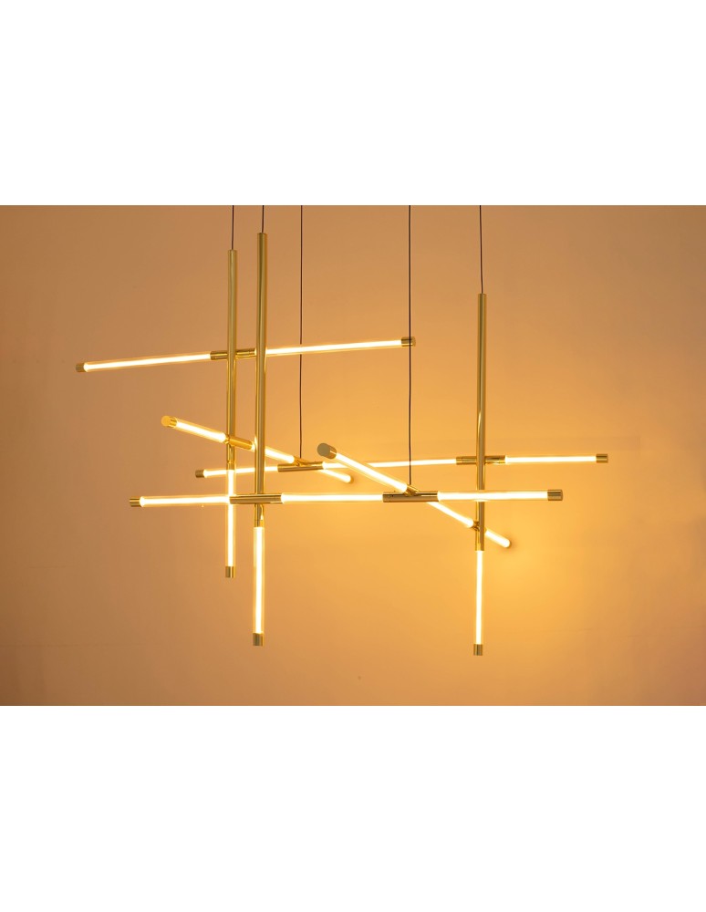 Designer pendant lamps - MOOSEE MIKADO M gold pendant lamp (MSE1501100488) - product kolory-swiatla.pl 2