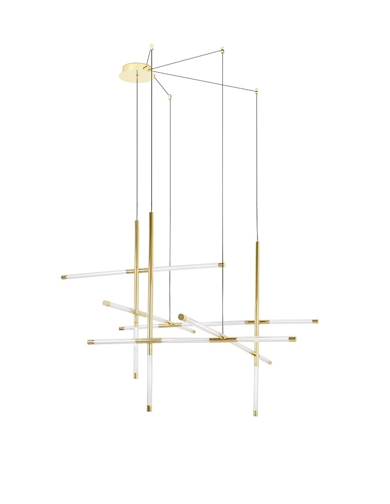 Designer pendant lamps - MOOSEE MIKADO M gold pendant lamp (MSE1501100488) - product kolory-swiatla.pl 3