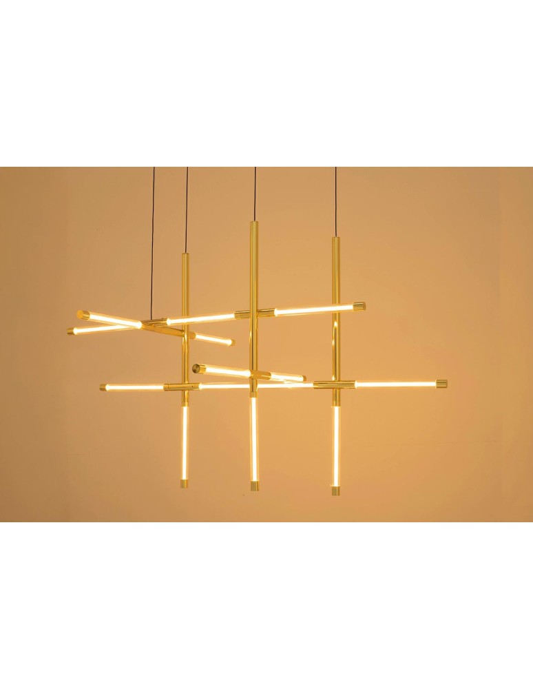 Designer pendant lamps - MOOSEE MIKADO S gold pendant lamp (MSE1501100487) - product kolory-swiatla.pl 2