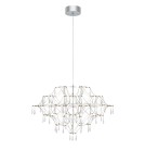 Designer pendant lamps - Markslojd EFESOS Chandelier 80cm Steel/Clear 108870 - product 1