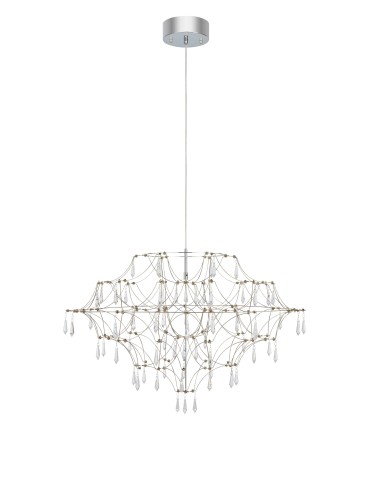 Markslojd EFESOS Chandelier 80cm Steel/Clear 108870
