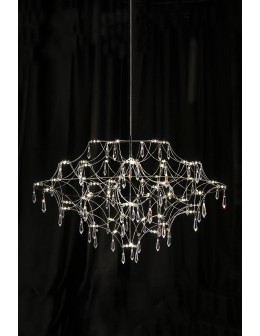 Markslojd EFESOS Żyrandol 80cm Stalowy/Clear 108870 - produkt 2