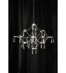 Designer pendant lamps - Markslojd EFESOS Chandelier 60cm Steel/Clear 108869 - product 2