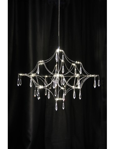 Markslojd EFESOS Chandelier 60cm Steel/Clear 108869 - product 2